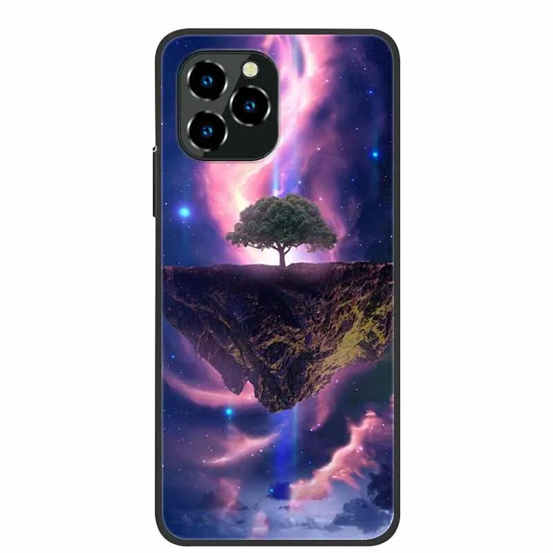 For Oukitel C21 Pro Case Luxury Silicone TPU Soft Cover Phone Case For C 21 pro coque Shockproof Protector Cartoon Capa Funda