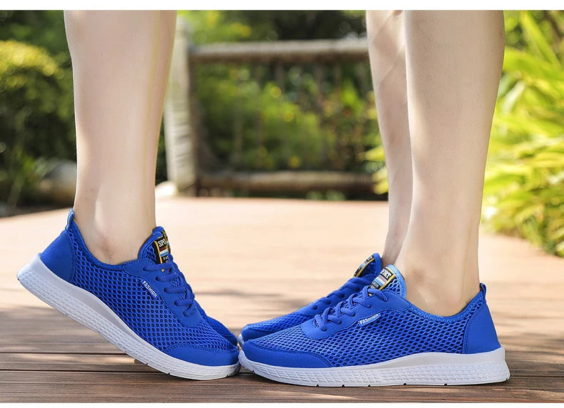 2021 men's summer new  casual shoes woman lightweight large size outdoor sports  shoes Beach shoes couple  mesh 48 yards 47 gray