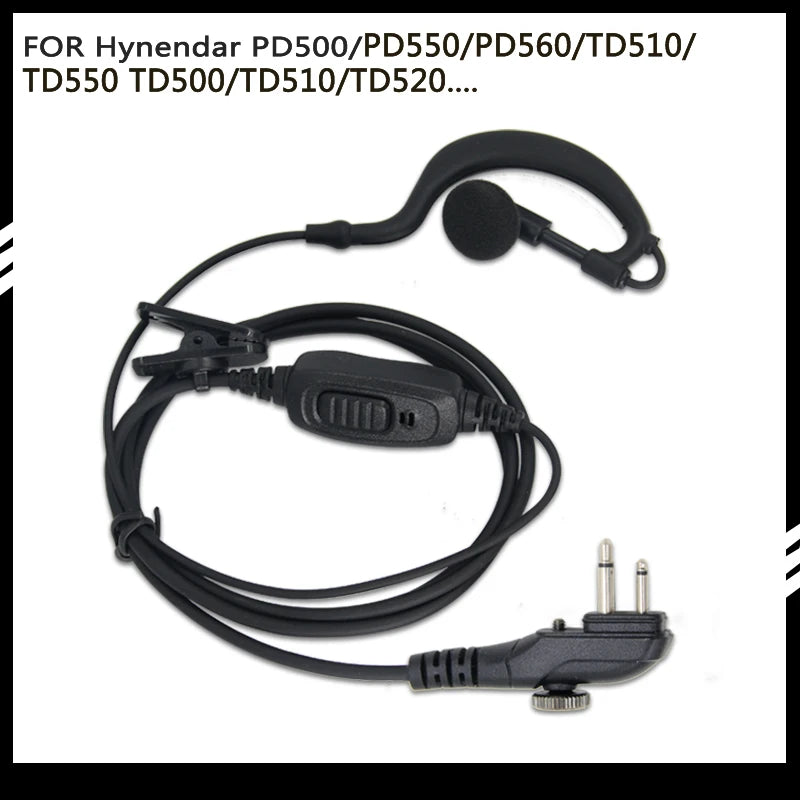 XIERDE Earphone for Hytera PD502 PD505 PD506 PD508 PD562 PD565 PD566 PD568 PD402 PD405 PD406 PD408 PD412 PD415 PD416 PD418