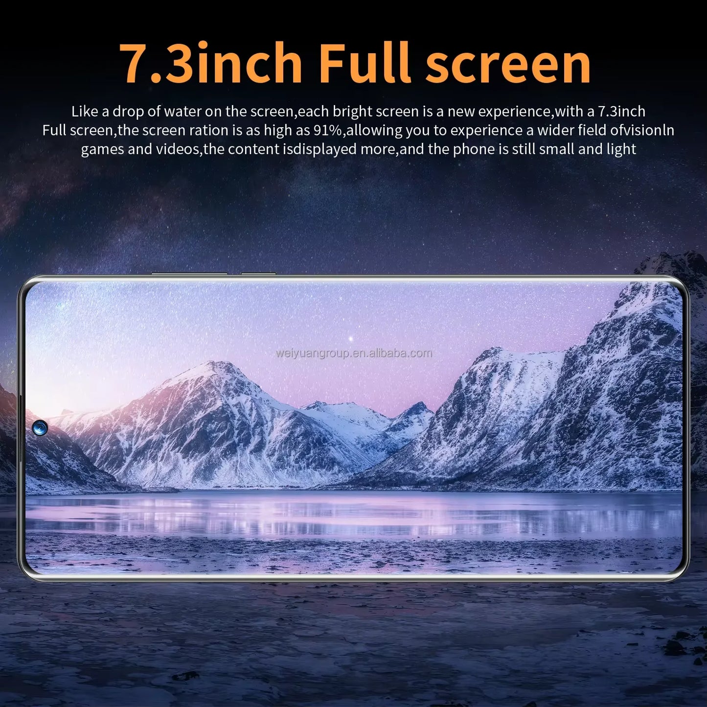 11T PRO 5G mobile phone 16G 1T memory 7.3 inch dual SIM card Android smartphone global version mobile phone 5G mobile phone