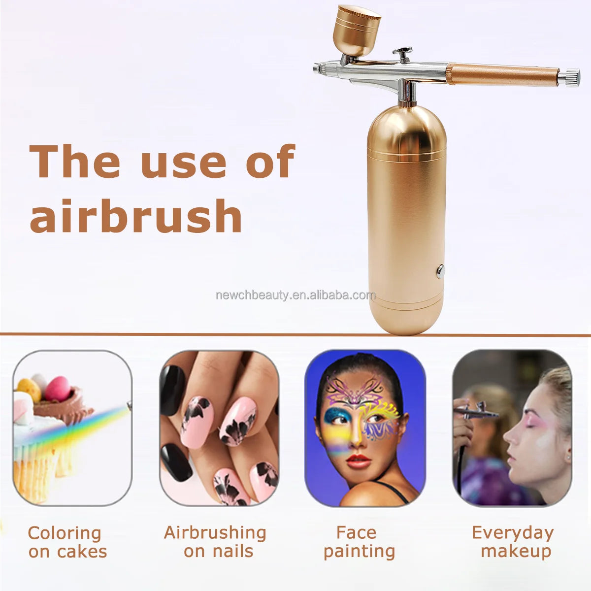 Portable Air Brush Nail Art Wireless Spray Gun With Compressor Airbrush Kit for Model Painting Crafts Makeup Tattoos Hair Dye