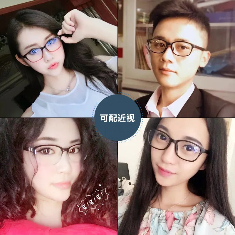 Private Label Fashion square Black Women Men Oem Computer Gaming Glasses Anti Blue Light Blocking Glasses 2025