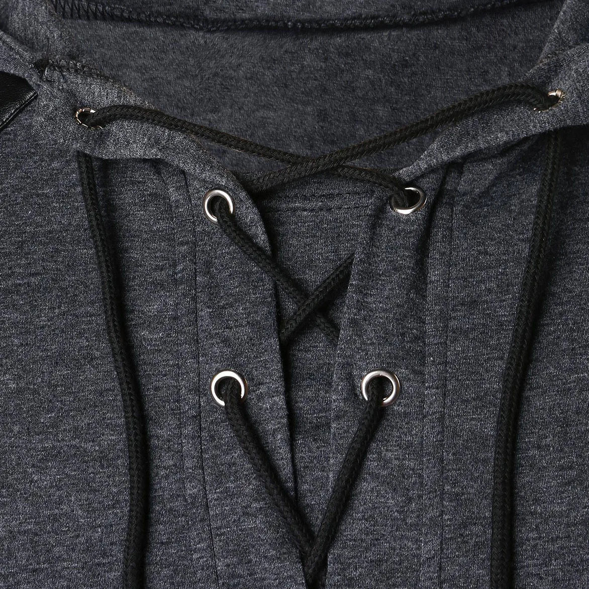 Men Medieval Renaissance Grooms Pirate Reenactment Larp Costume Lacing Up Shirt Bandage Top Middle Age Clothing For Adult 3XL