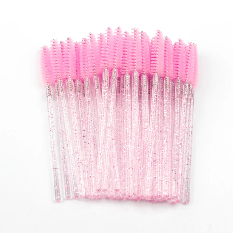 500pcs Eyelash Brushes Spoolies Micro Lash Mascara Wands Combs Wholesale Makeup brush wholesale For Eyelash Extension Makeup