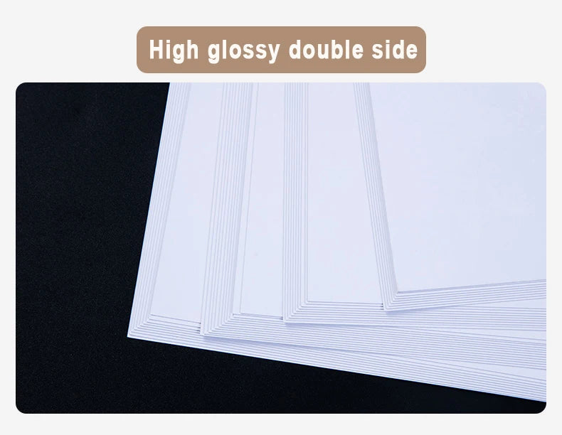 A4 double sided high glossy photo paper for Inkjet Printer 120g 140g 160g 200g 240g 260g 280g 300g  Menu album Coated paper