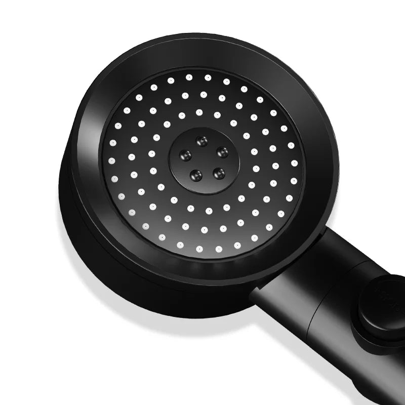 Filter Rainfall Shower Head SPA Bathroom ABS Chrome Water Saving High Pressure Handheld Shower Head