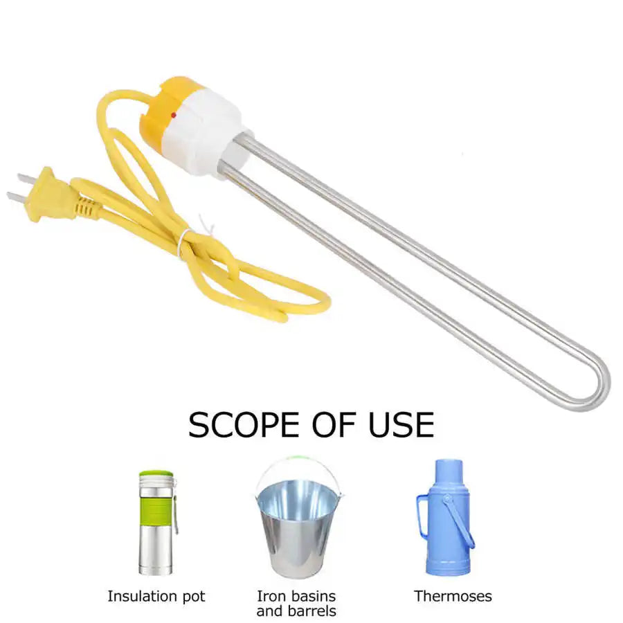 1000W Heater Water Pool Boiler Portable Electric Immersion Boiler Heating Rod Water Heater Automatic Power Off CN 220V