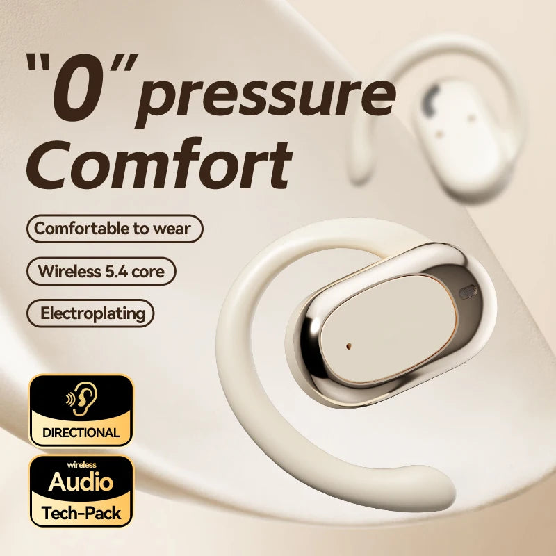 M57 90° Rotatable Ear-Hook Sports Earphones with AI Intelligent Noise Reduction Technology (Suitable for Large and Small Ears)