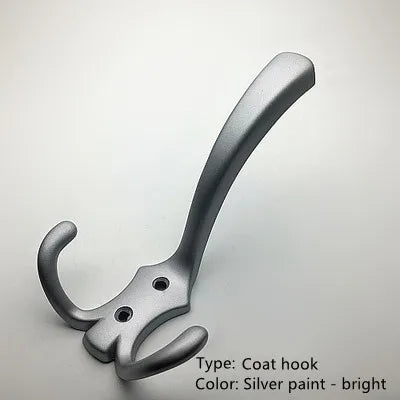 Green bronze black and white blue gold silver modern American wardrobe door hanging hook coat hat wall hook