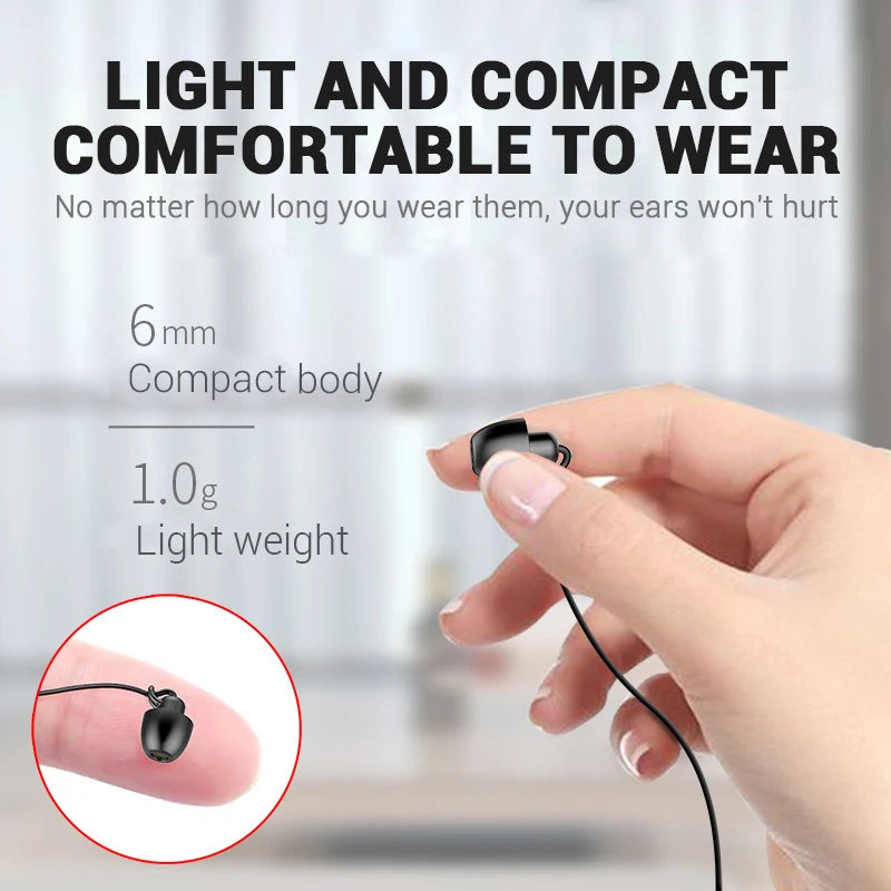 ASMR Earphone Hifi Headset Noise-Cancel Sleeping Earbud Soft Silicone Headset TPE Wire No Ear Pressure Earbuds For Xiaomi Huawei