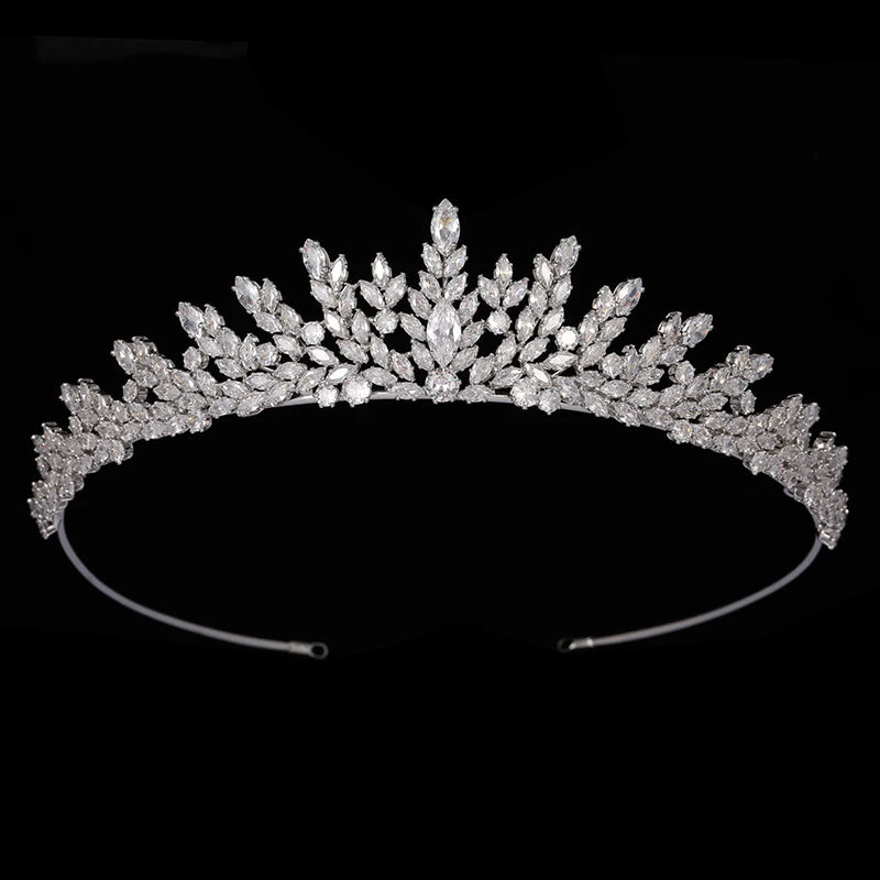 Handmade Delicate Tiara Women Hairband Headdress Crystal Bridal Hair Vine Crown Wedding Hair Accessories AA BC6965