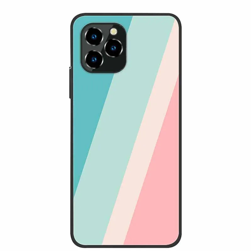 For Oukitel C21 Pro Case Luxury Silicone TPU Soft Cover Phone Case For C 21 pro coque Shockproof Protector Cartoon Capa Funda