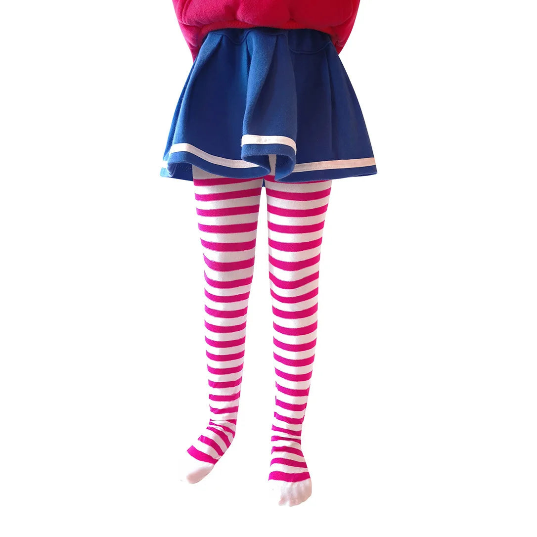 Halloween girl striped pantyhose holiday party costume props pantyhose