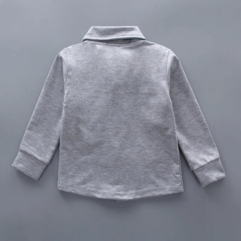 Lawadka Baby Boy Clothes Sets Long Sleeve Tie T-Shirt +Pants 2Pcs Outfits Cotton Sport Suit For Boy Clothes Spring Autumn 6M-3Y