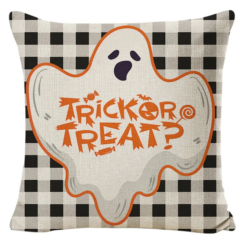 New Arrival Halloween Digital Print Cushion Cover Holiday Home Decoration Pillow Nordic Style Pillow Cover