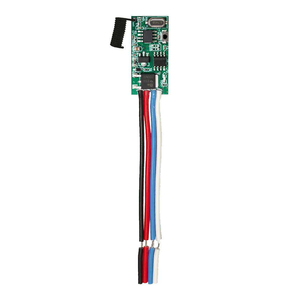 Wireless remote control switch module DC3.7V 5V 9V 12V 24V single channel car battery mini power switch