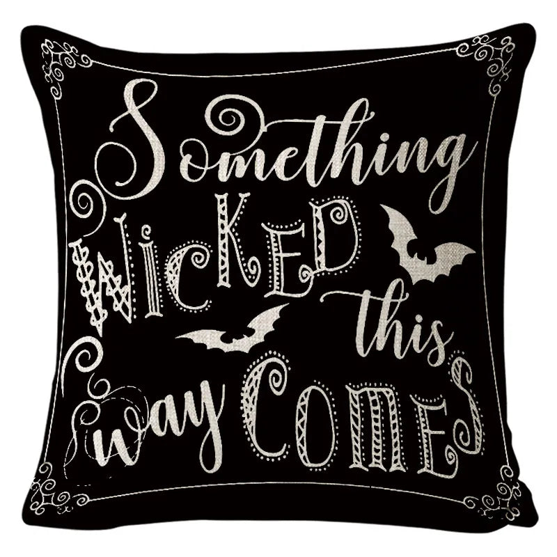 New Arrival Halloween Digital Print Cushion Cover Holiday Home Decoration Pillow Nordic Style Pillow Cover