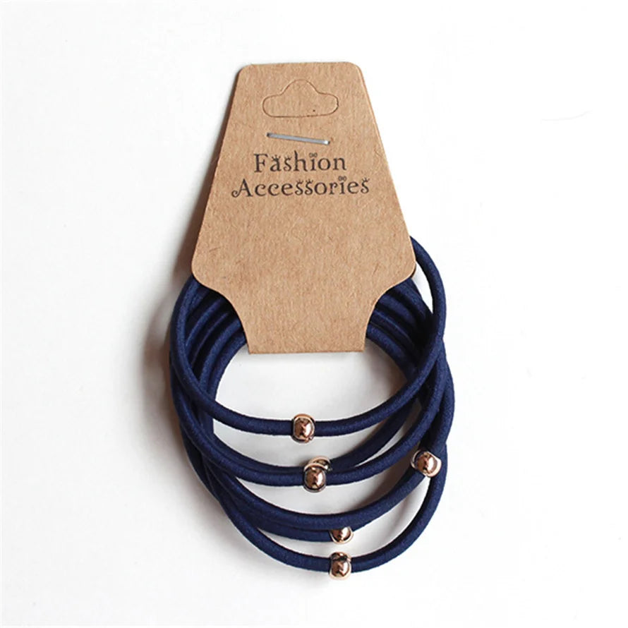 6PCS Women Elastic Hair Bands Scrunchie Ponytail Holder Organza Hairbands Set Hair Ropes Ties Girls Hair Accessories