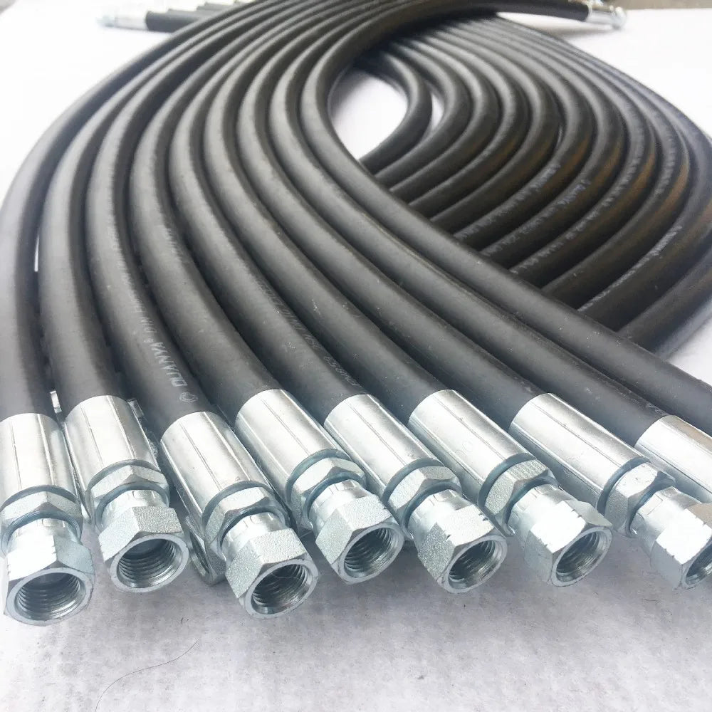 Top Selling 1/4 3/8 1/2 2 Inch Wire Braided Hose High Pressure Hydraulic air Pipe