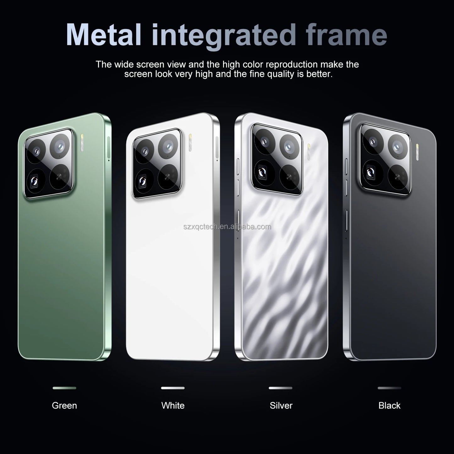 Wholesale M15 Pro 5G Smart Phone Unlocked Android 14 with Face Recognition 4G/5G 16GB+1TB Mobile Phones Cellphone