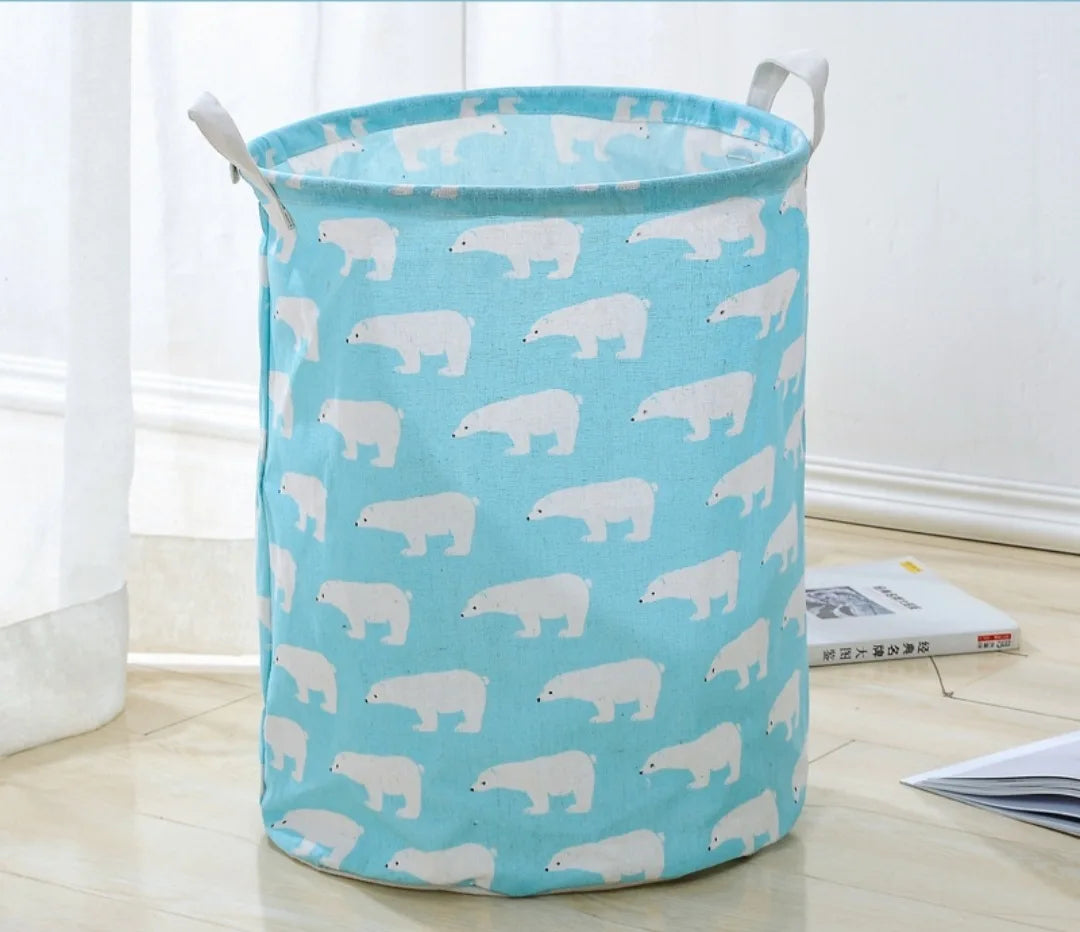 Factory Direct Sale Foldable Laundry Basket for Dirty Clothes Canvas Storage Laundry Baskets