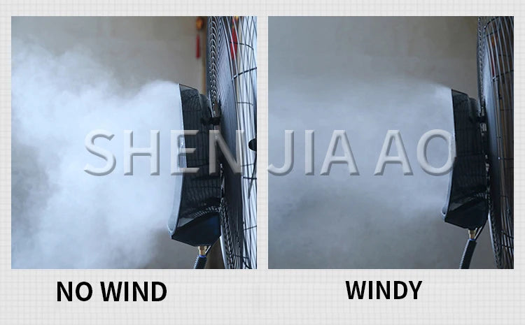 Remote Control Industrial Spray Fan 350w Atomizing Fan Water Mist Fan Humidifying Fan 220V SF-MF30CF07-R/SF-MF26CF05-R