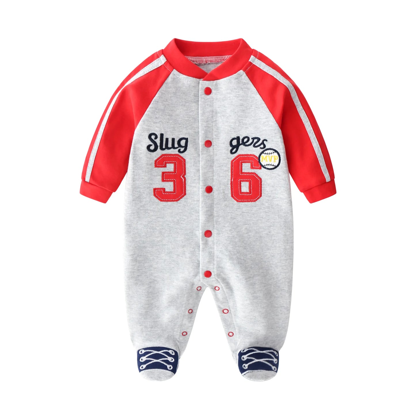 Baby clothes newborn coverall infants boys clothes baseball sport style cotton ropa de bebe spring toddler clothing boy