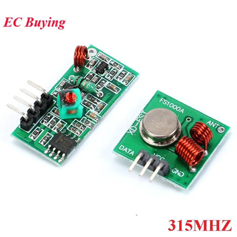 315mhz 433mhz RF Transmitter and Receiver Module for Arduino/ARM/MCU WL Wireless Remote Control Module Board Electronic DIY Kit