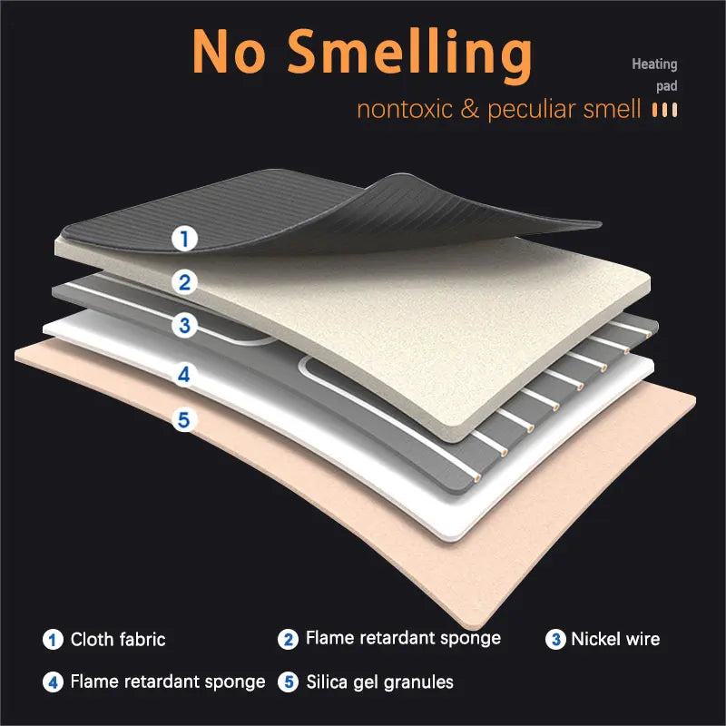 12V/24V Car Seat Heater 120CM Lengthen Heated Car Seat Cover  Warm Car Heating Mat Universal Winter Electric Heated Seat Cushion