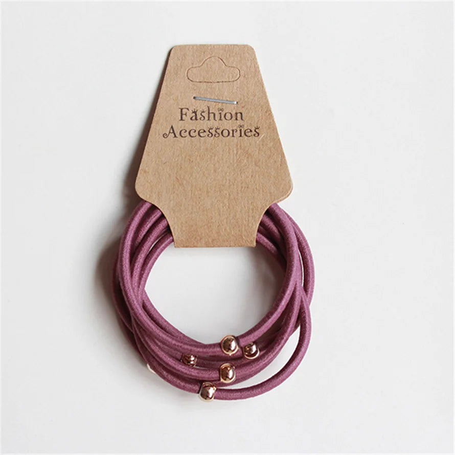 6PCS Women Elastic Hair Bands Scrunchie Ponytail Holder Organza Hairbands Set Hair Ropes Ties Girls Hair Accessories