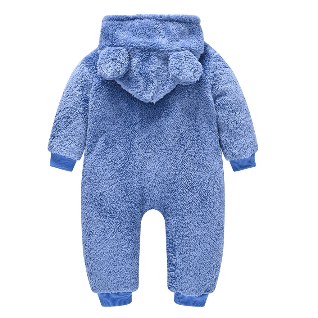 Newborn Baby Romper Winter Costume Baby Boys Clothes Polar Fleece Warm Baby Girls Clothing  Overall Baby Rompers Jumpsuit