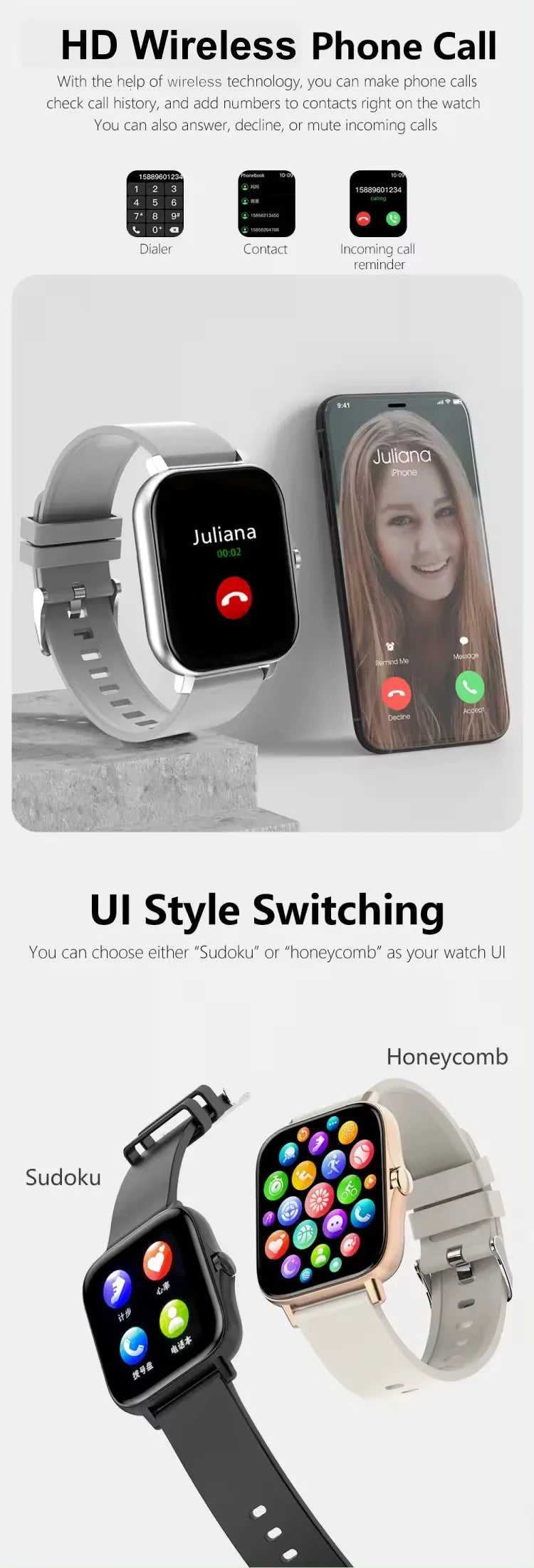 Y13 C20 PRO Waterproof BT Call Customize Watch Hot Selling Rectangle Fashion Smartwatch Face Relojes Smart Watch 2025