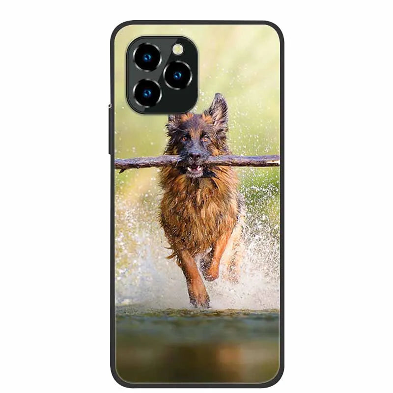For Oukitel C21 Pro Case Luxury Silicone TPU Soft Cover Phone Case For C 21 pro coque Shockproof Protector Cartoon Capa Funda