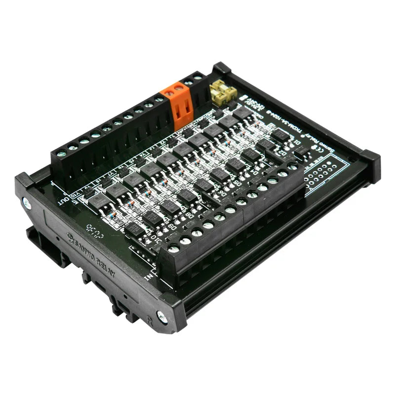 10 channels 3A Optocoupler Isolation Amplifier Relay Module with Safety Tube Solenoid Valve Single Chip Microcomputer Control Bo