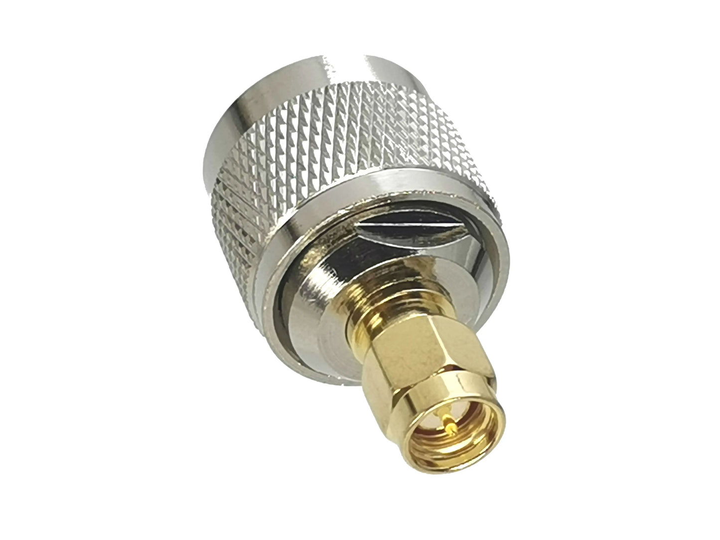 1Pcs SMA to N Male plug & Female jack RF Coaxial Adapter connector Test Converter Brass