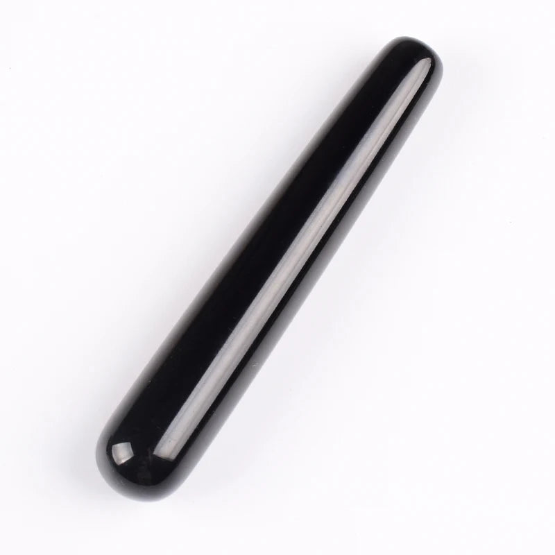 Wholesale Massage Wand Yoni Natural Crystal Mineral Quartz Acupoint Pen Face Care Tool Relax Body Beauty Health Massagestick