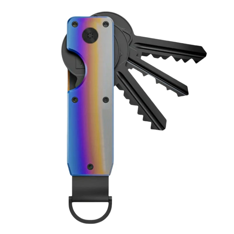 Key Organizer Compact Holder Metal Secures Key Chain Key Case Holder Keychain