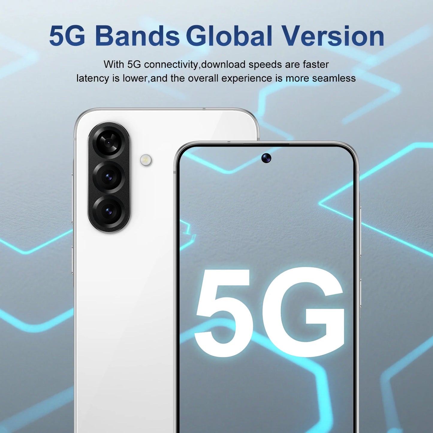 Hot Selling Android Unlocked Dual SIM7.3 Inch 128GB for A56 5G Used Mobile Phones