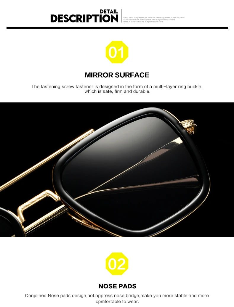 SPH -0.5 -0.75 -1.0 to -6 Fashion Metal Style For Women Sunglasses Men Square Brand Design Sun Glasses