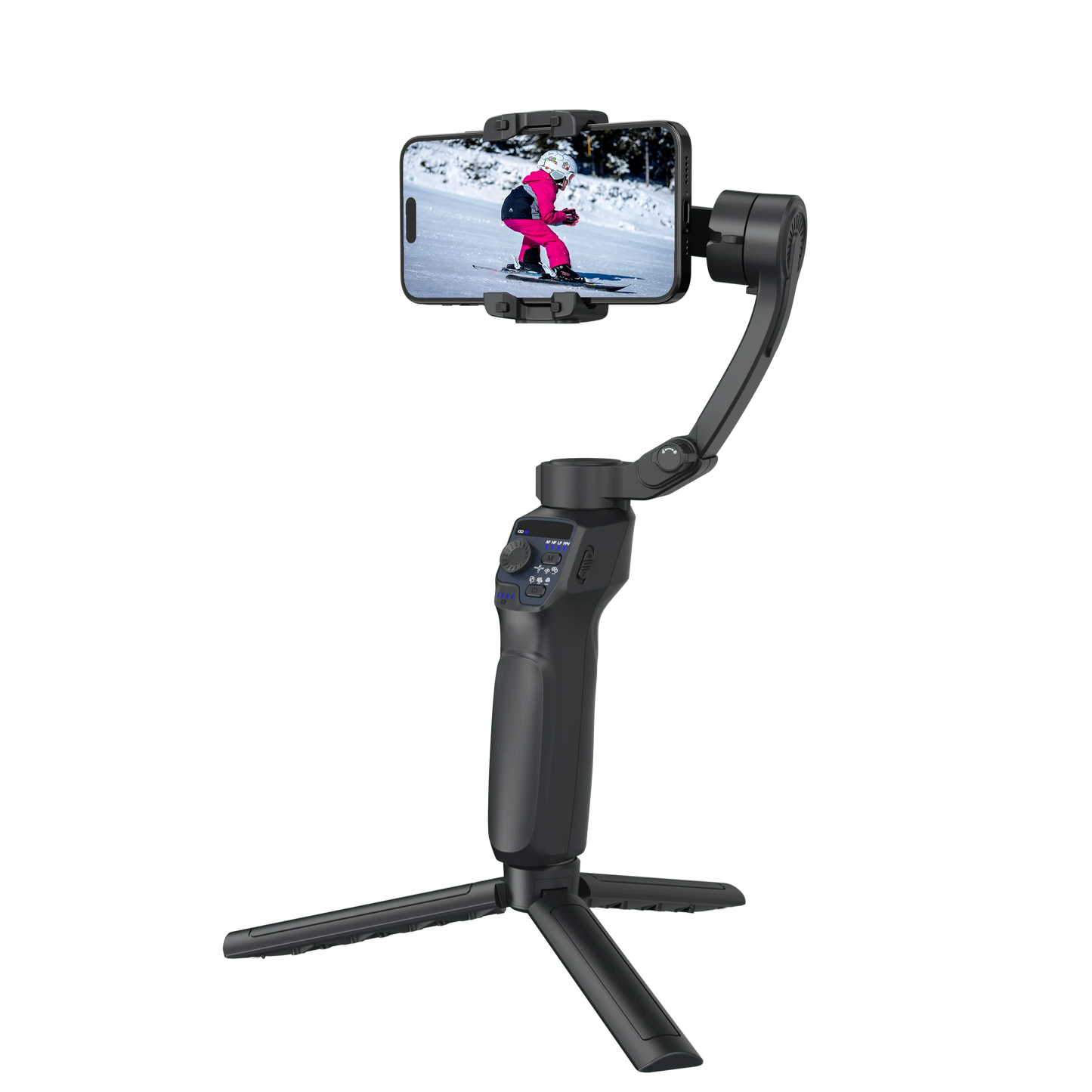 New F11 Lite Portable Auto Tracking Desktop Foldable Face Tracker Mobile Anti-shake Handheld 3 Axis Gimbal Stabilizer Full Kit