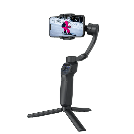 New F11 Lite Portable Auto Tracking Desktop Foldable Face Tracker Mobile Anti-shake Handheld 3 Axis Gimbal Stabilizer Full Kit