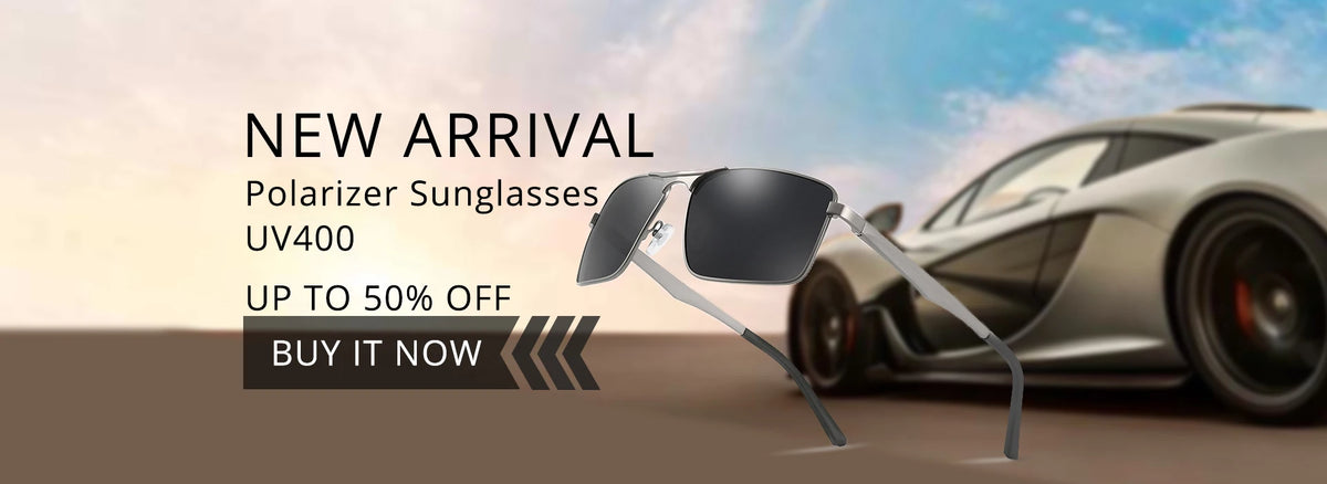 Fashion Rimless Square Sunglasses Mens Rectangle Photochromic Polarized Driving Sunglasses Oval Sun glasses UV400