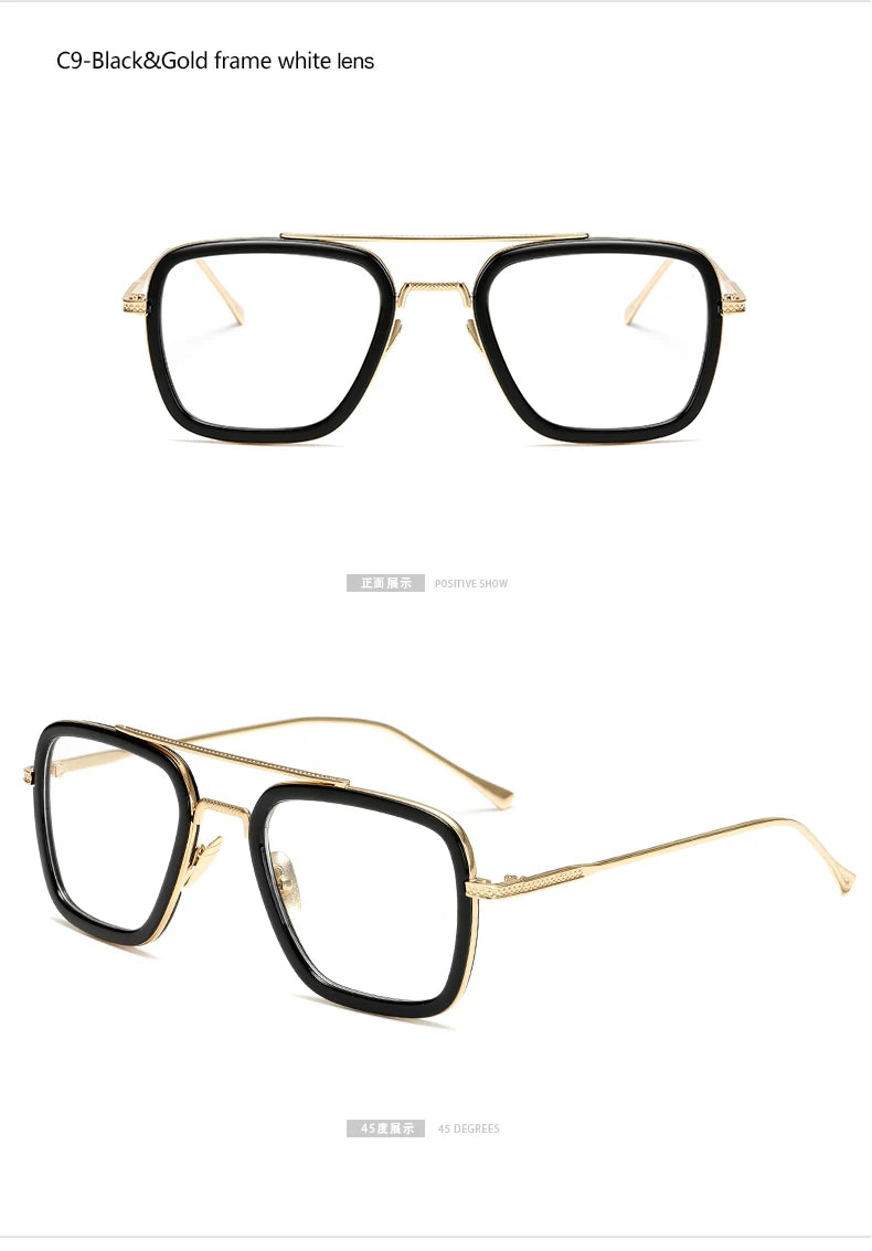 SPH -0.5 -0.75 -1.0 to -6 Fashion Metal Style For Women Sunglasses Men Square Brand Design Sun Glasses