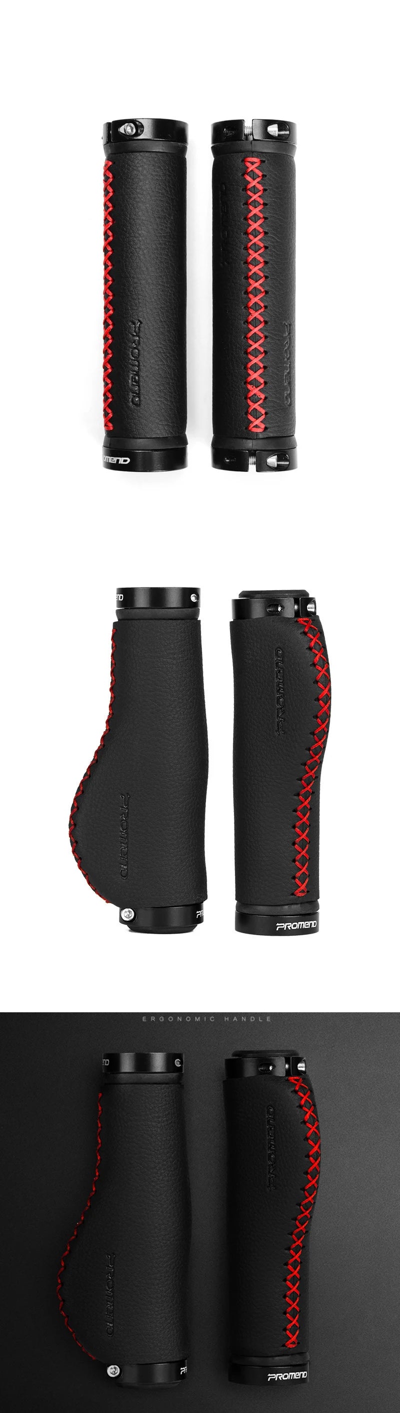 1 Pair Cycling Bike Grips Fiber Leather Mtb Handlebar Cover Grips Smooth Soft  Anti-slip Handle Grip Aluminum Lock Bike Part