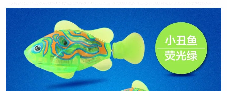 2025 Electronic Fish  Activated Battery Powered  Toy Children Pet Holiday Gift Can Swims es  Pets 5pcs randomly