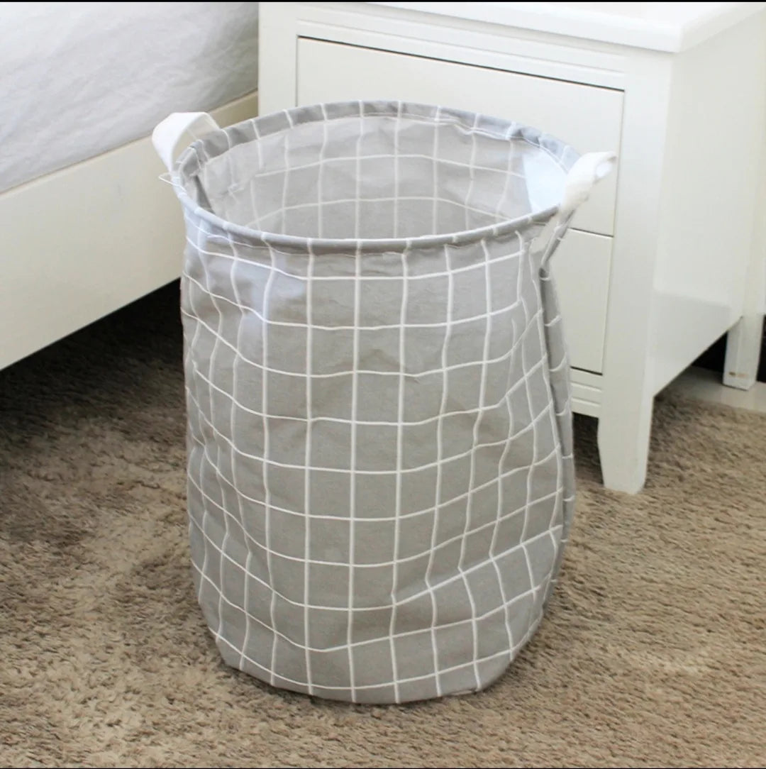 Factory Direct Sale Foldable Laundry Basket for Dirty Clothes Canvas Storage Laundry Baskets