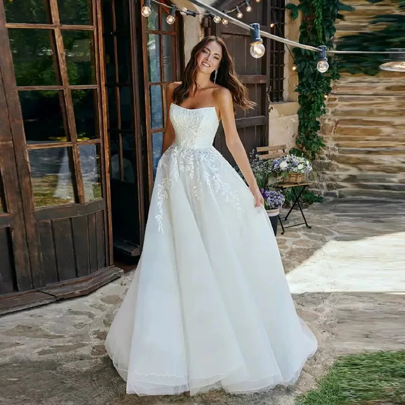 Wholesale Wedding Dresses Ball Gown Wedding Gown White Princess Wedding Dress Bridal Gowns