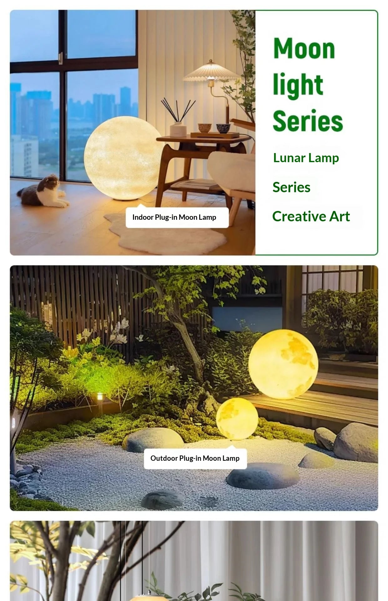 Atmosphere Moon Floor Lamp Designer for Living Room Balcony Bedroom & Bedside Use-Warm Romantic Table Lamp