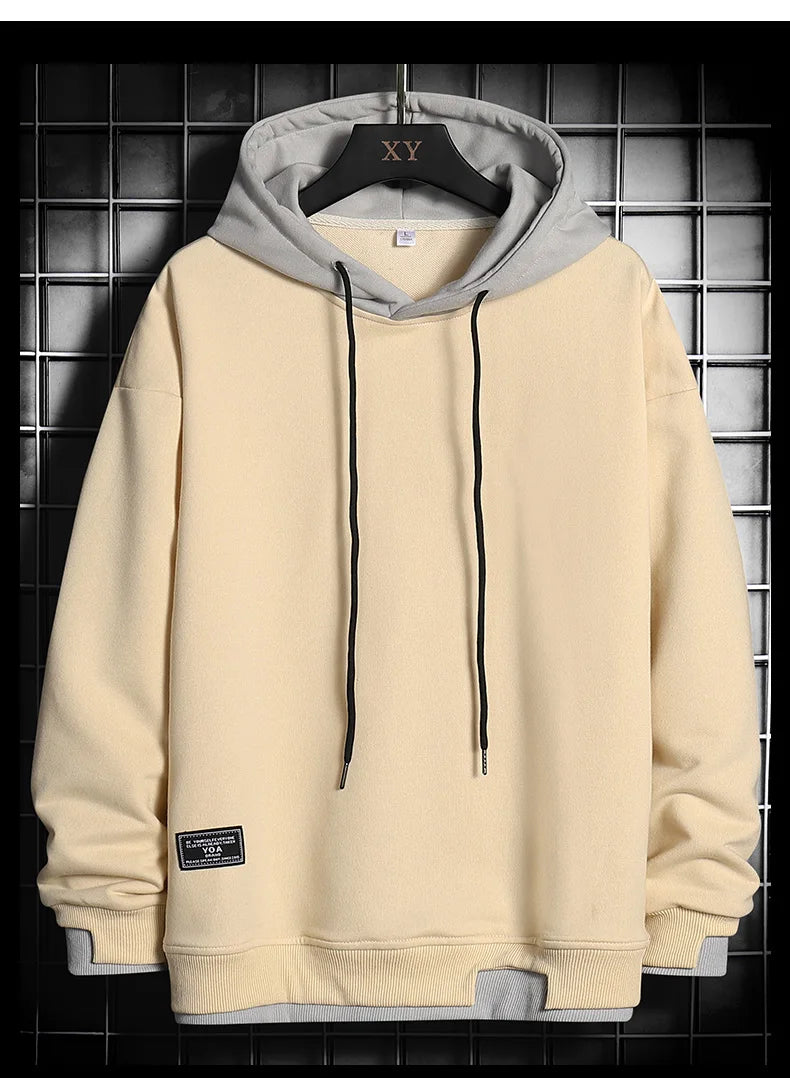 Men Hoodies Harajuku Hip Hop Sweatshirt Casual Oversized Hoodie Men Hooded Pullover Tops 2021 Mens Sportswear Hoodies Clothing