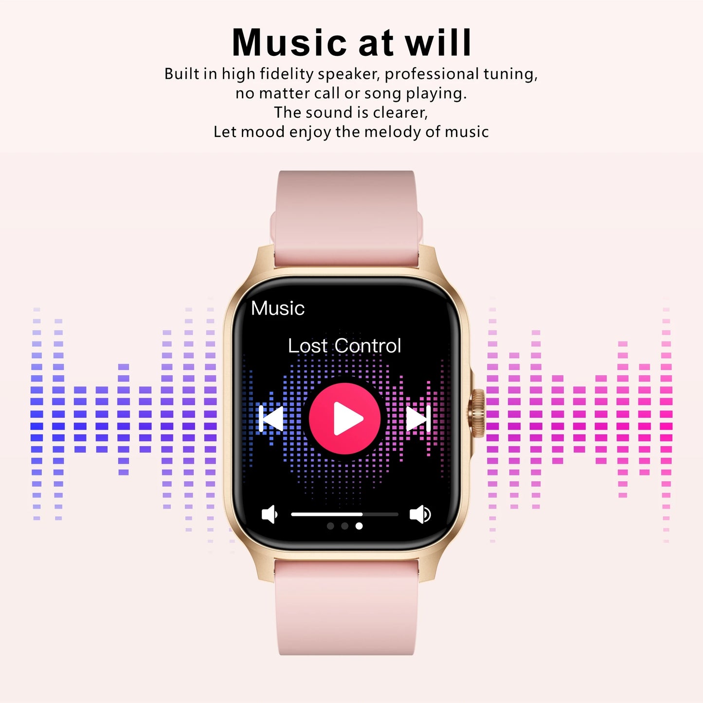 QX15  Montre Intelligente 1.85'' TFT Health Monitoring Wireless Calling Smart Watches Classic Appearance Women's Health Watch